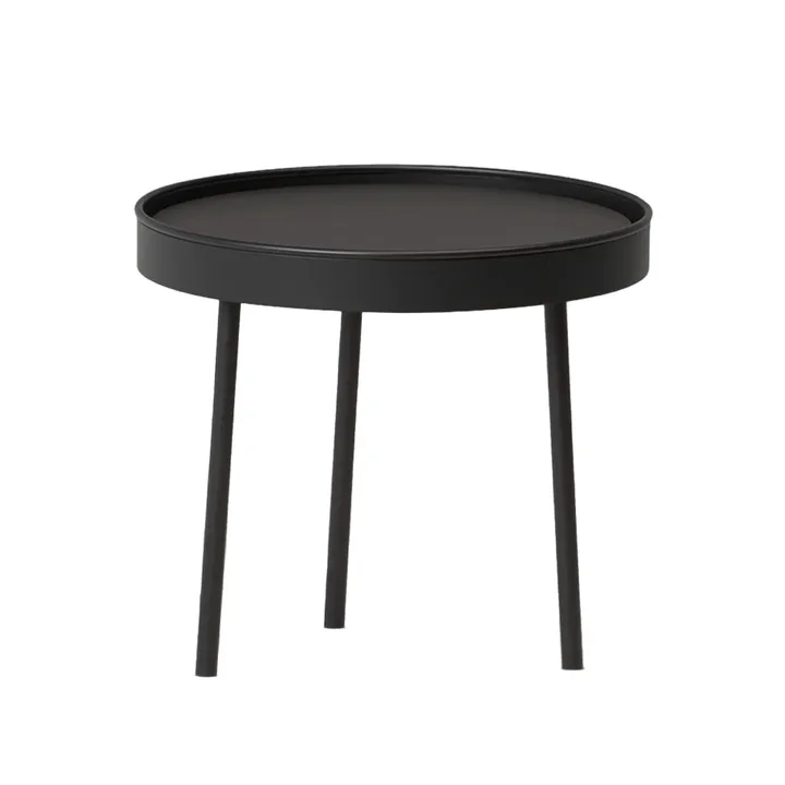 Stalk Couchtisch schwarz klein Ø34 cm H:34 cm - Northern