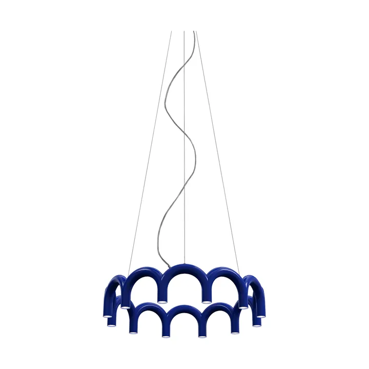 Arch circle Pendelleuchte Ø76cm - Blau, Ø98 cm - Oblure