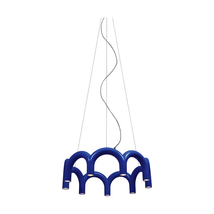 Arch circle Pendelleuchte Ø76cm - Blue - Oblure