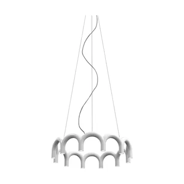 Arch circle Pendelleuchte Ø76cm - Weiß, Ø98 cm - Oblure