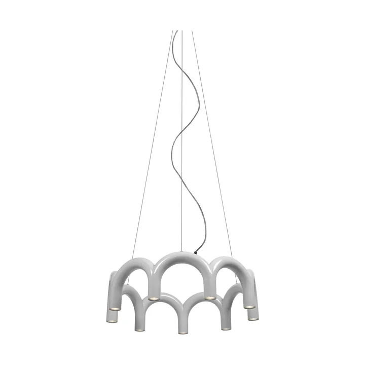 Arch circle Pendelleuchte Ø76cm - White, Ø76 cm - Oblure