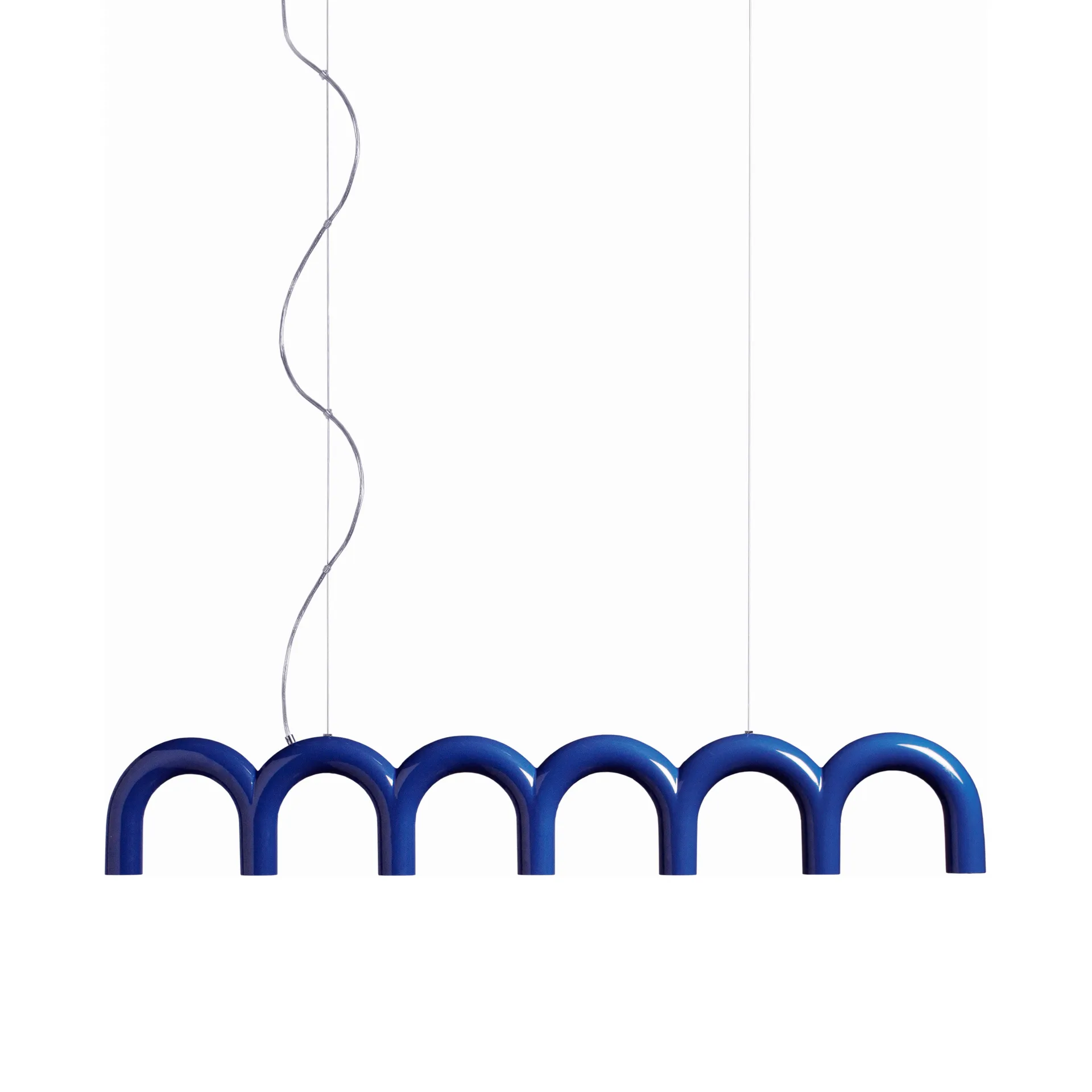 Arch Pendelleuchte 125,6cm, Blue Oblure