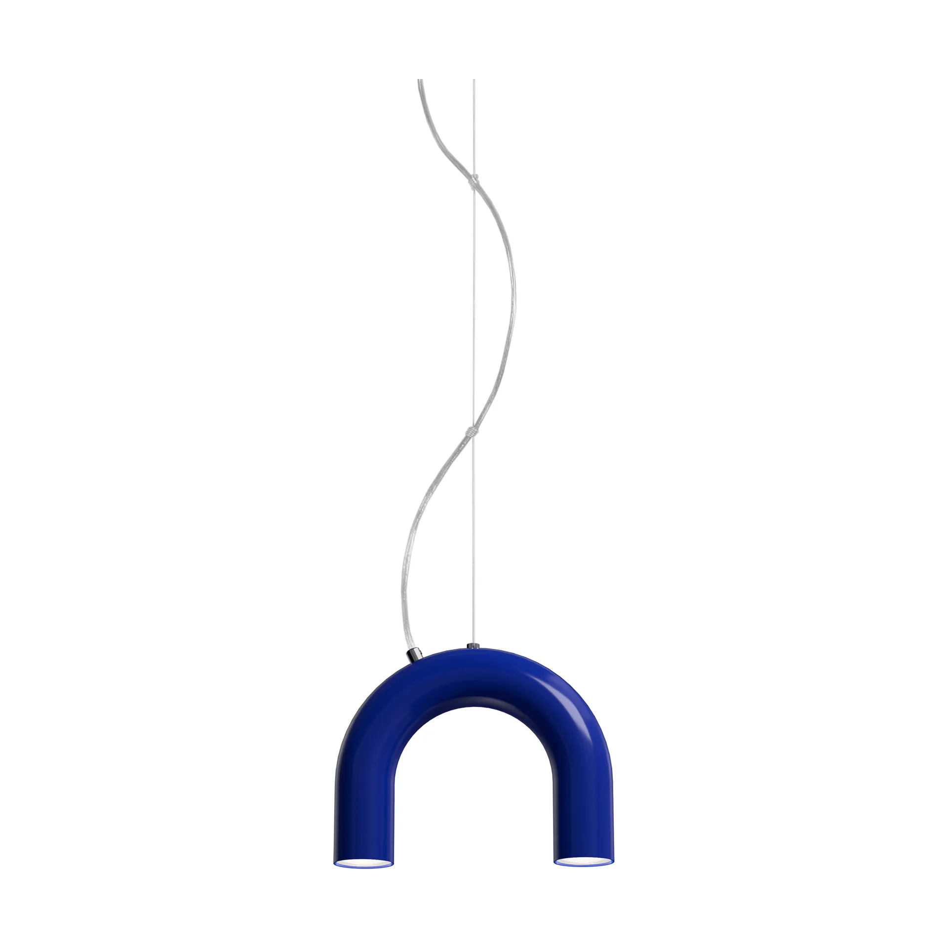 Arch Single Pendelleuchte, Blau, 25,5 cm Oblure