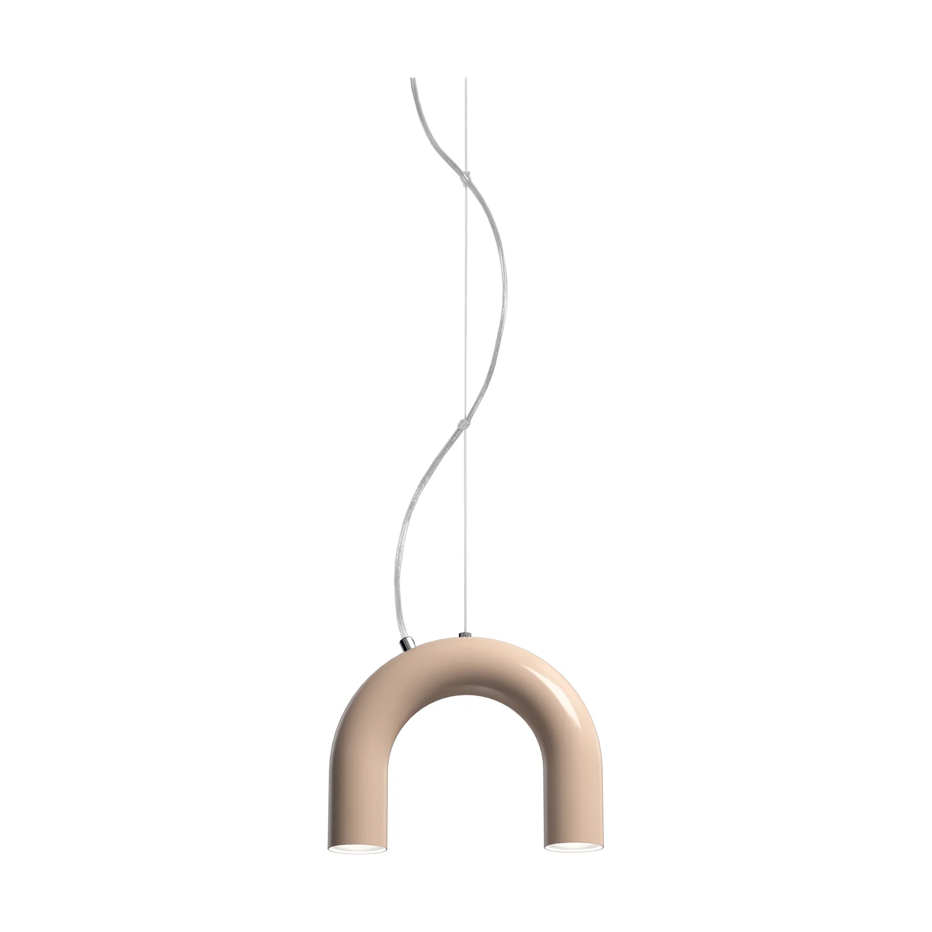 Arch Single Pendelleuchte, Nude, 25,5 cm Oblure