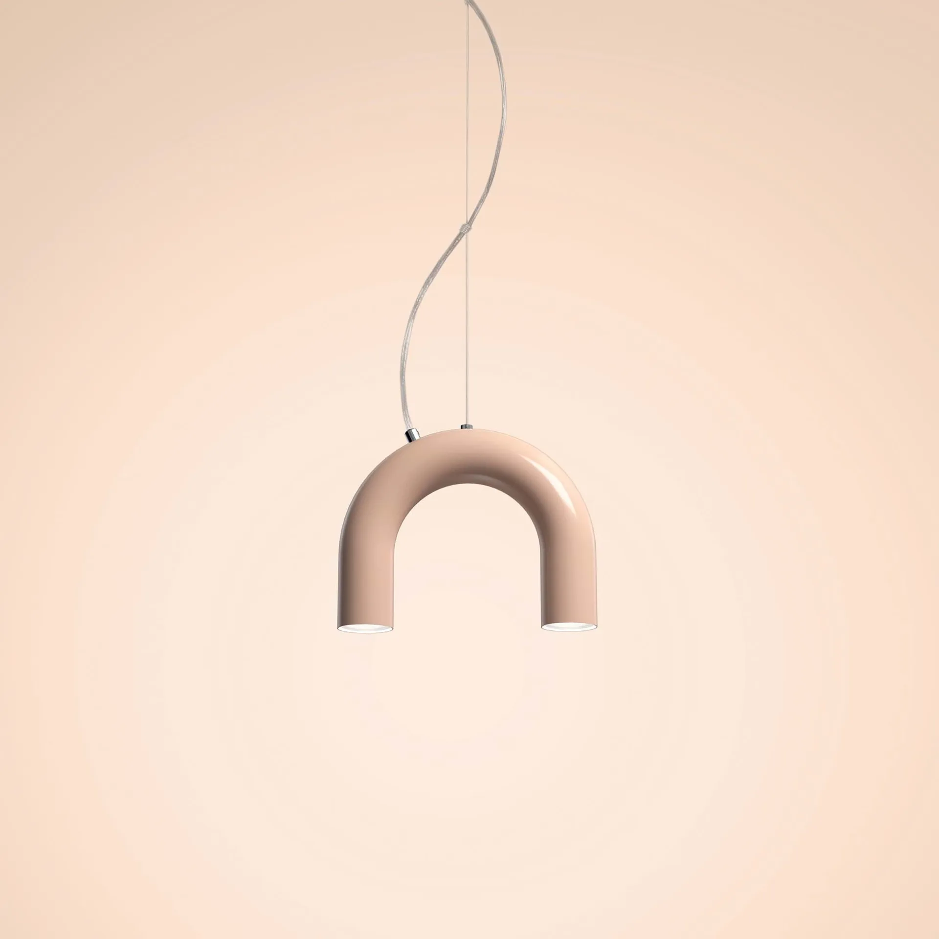 Arch Single Pendelleuchte, Nude, 25,5 cm Oblure