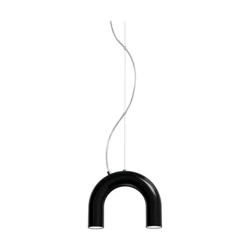 Arch Single Pendelleuchte - Schwarz, 25,5 cm - Oblure
