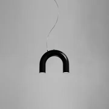 Arch Single Pendelleuchte - Schwarz, 25,5 cm - Oblure