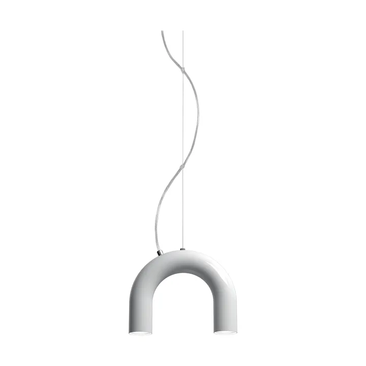 Arch Single Pendelleuchte - Weiß, 25,5 cm - Oblure