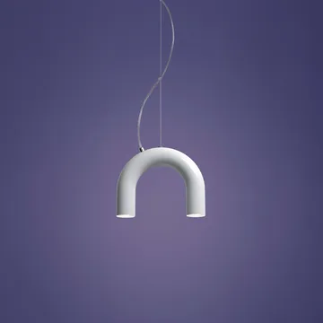 Arch Single Pendelleuchte - Weiß, 25,5 cm - Oblure