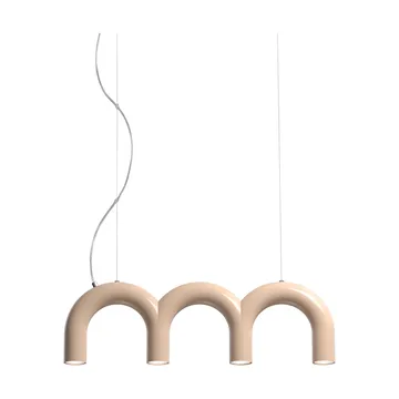 Arch Triplett-Pendelleuchte - Nude, 65,6 cm - Oblure
