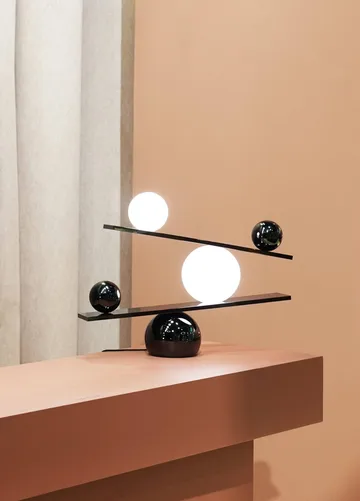Balance Tischleuchte - Schwarz, v2 - Oblure