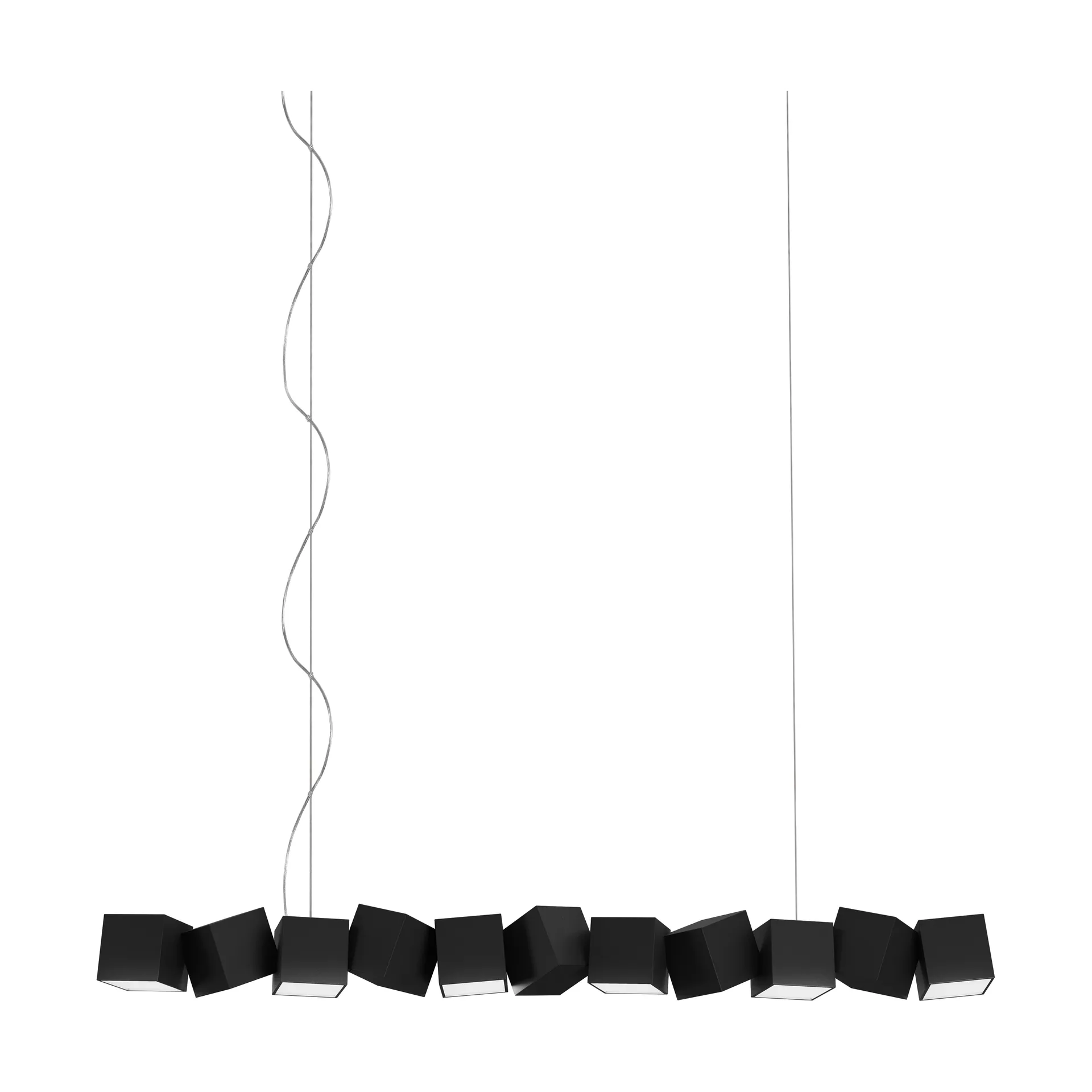 Blockchain system 11 Pendelleuchte, Black Oblure