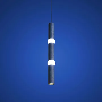 Lightbone Pendelleuchte - Groß 83,6 cm, Blau Eiche - Oblure
