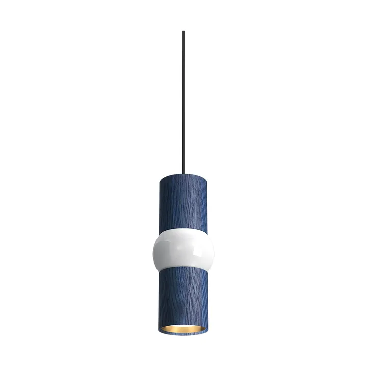 Lightbone Pendelleuchte - Klein 24 cm, blaue Eiche - Oblure