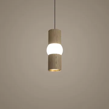 Lightbone Pendelleuchte - Klein 24 cm, naturbelassene Eiche - Oblure
