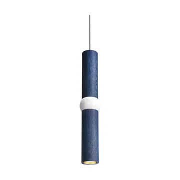 Lightbone Pendelleuchte - Medium 53,8 cm, blau gebeizte Eiche - Oblure