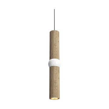 Lightbone Pendelleuchte - Medium 53,8 cm, naturbelassene Eiche - Oblure