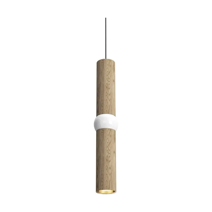 Lightbone Pendelleuchte - Medium 53,8 cm, naturbelassene Eiche - Oblure