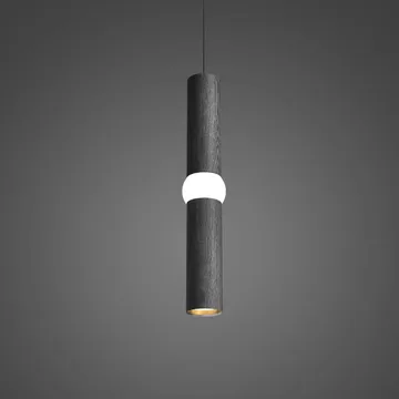 Lightbone Pendelleuchte - Medium 53,8 cm, Schwarzeiche - Oblure