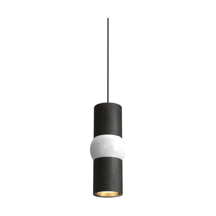 Lightbone Pendelleuchte - Small 24 cm, schwarze Eiche - Oblure