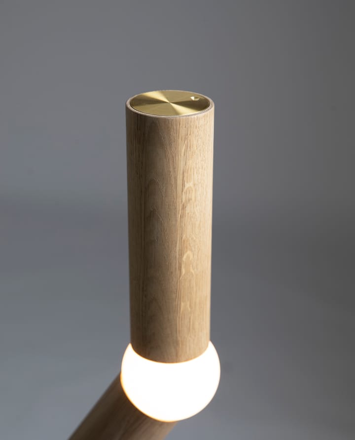 Lightbone Stehleuchte 124,3cm - Natural oak - Oblure