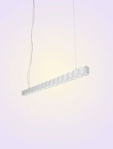 Superwave Pendelleuchte - Weiß - Oblure