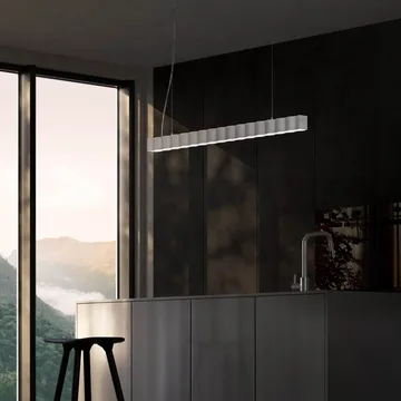 Superwave Pendelleuchte - Weiß - Oblure