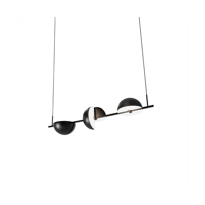 Trapeze triplett Pendelleuchte 140cm - Black - Oblure