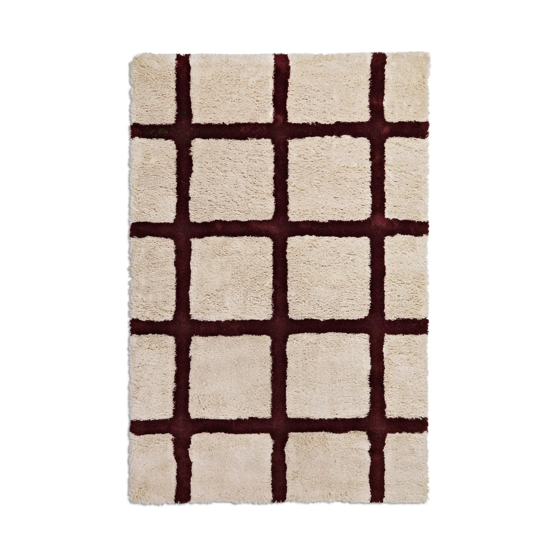 ODC Line Big Scale Wollteppich, Beige brown, 200x300 cm Ogeborg