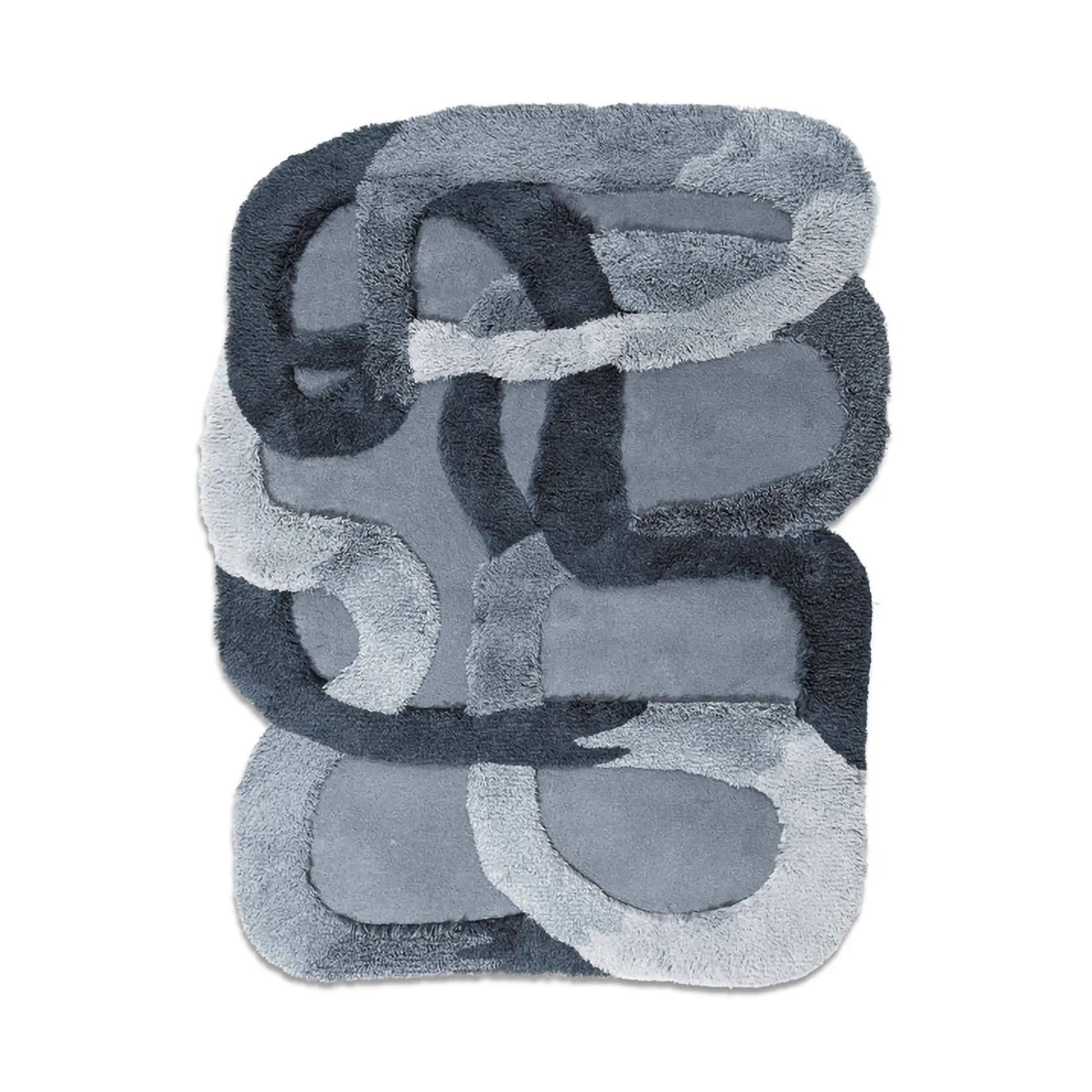 The Tangles Wollteppich, Cloudy blue, 236x300 cm Ogeborg