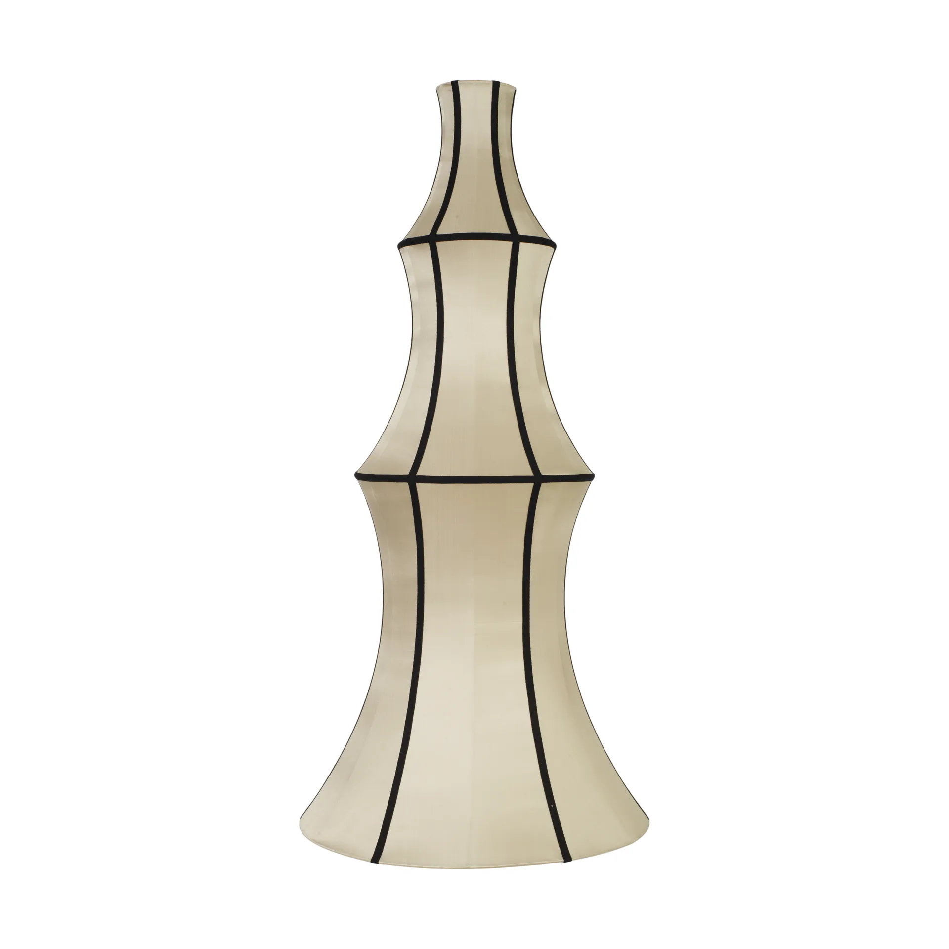 Indochina Classic Long Lampenschirm, Kit-black Oi Soi Oi