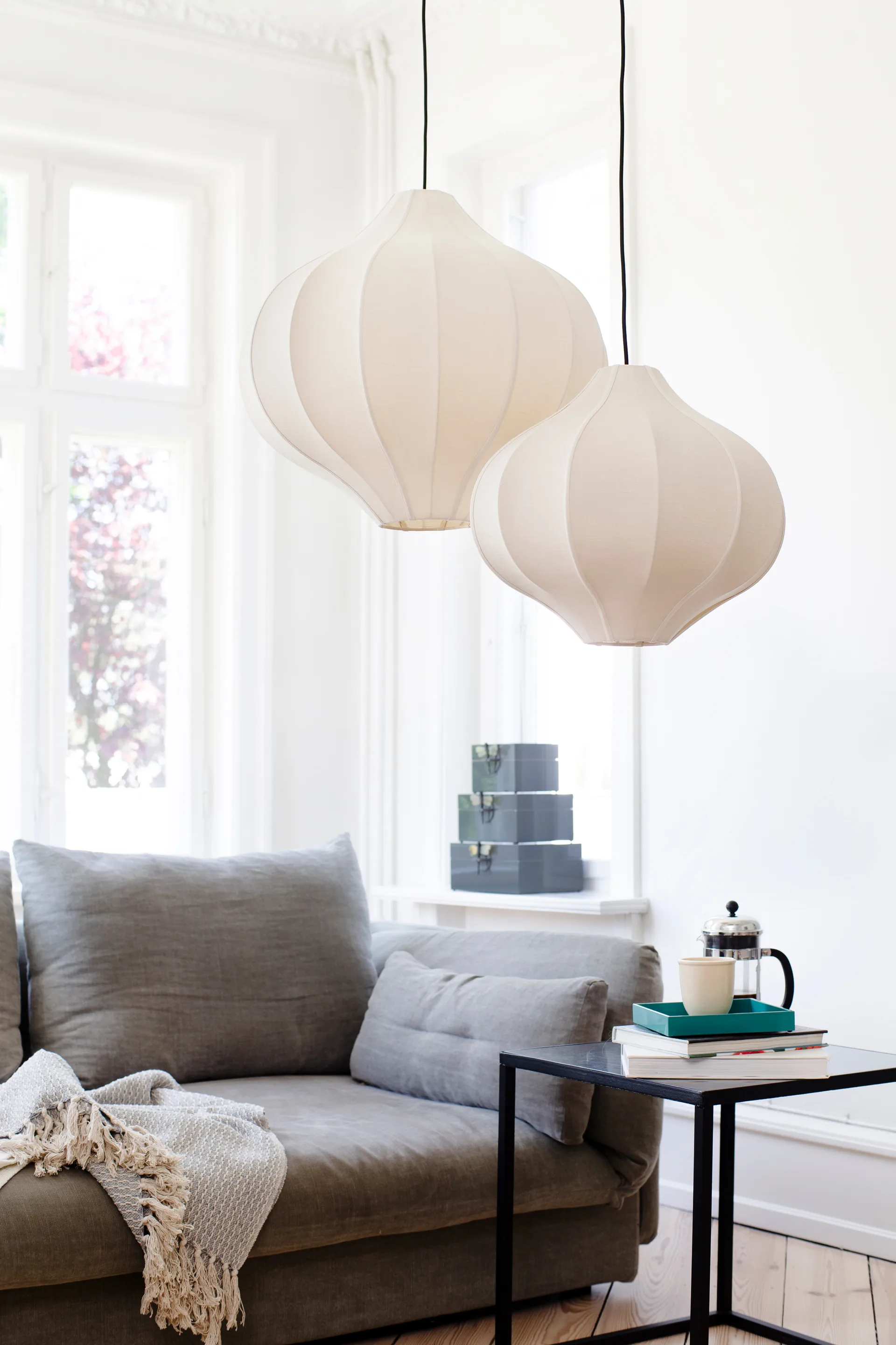 Indochina Classic Onion L Lampenschirm, Sand-sand Oi Soi Oi