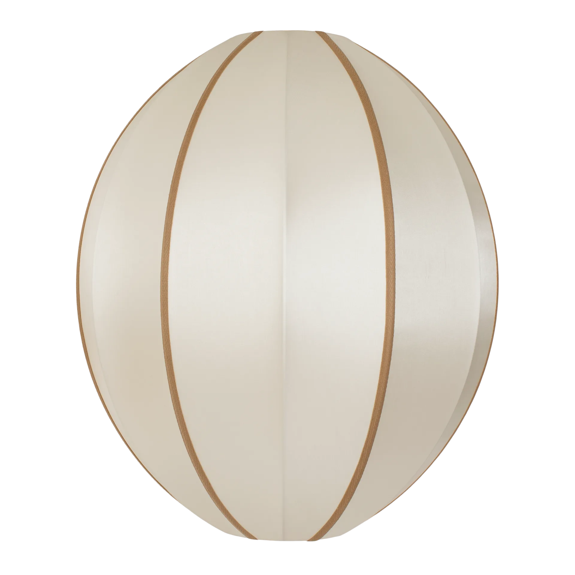 Indochina Classic Oval L Lampenschirm, Offwhite-amber Oi Soi Oi