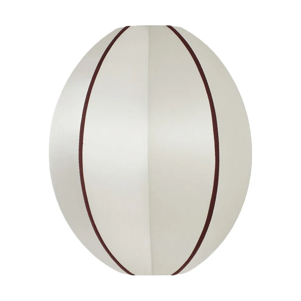 Indochina Classic Oval S Lampenschirm, Offwhite-bordeaux Oi Soi Oi