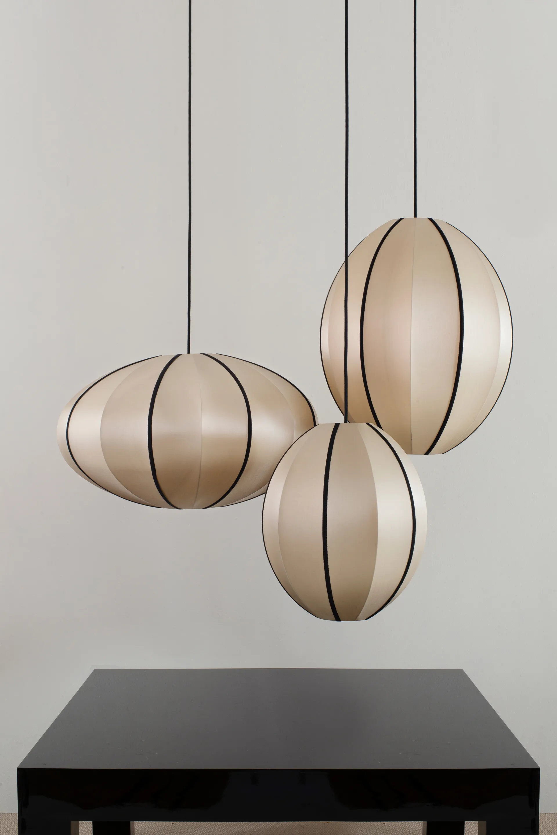 Indochina Classic Pumpkin Lampenschirm, Kit-black Oi Soi Oi