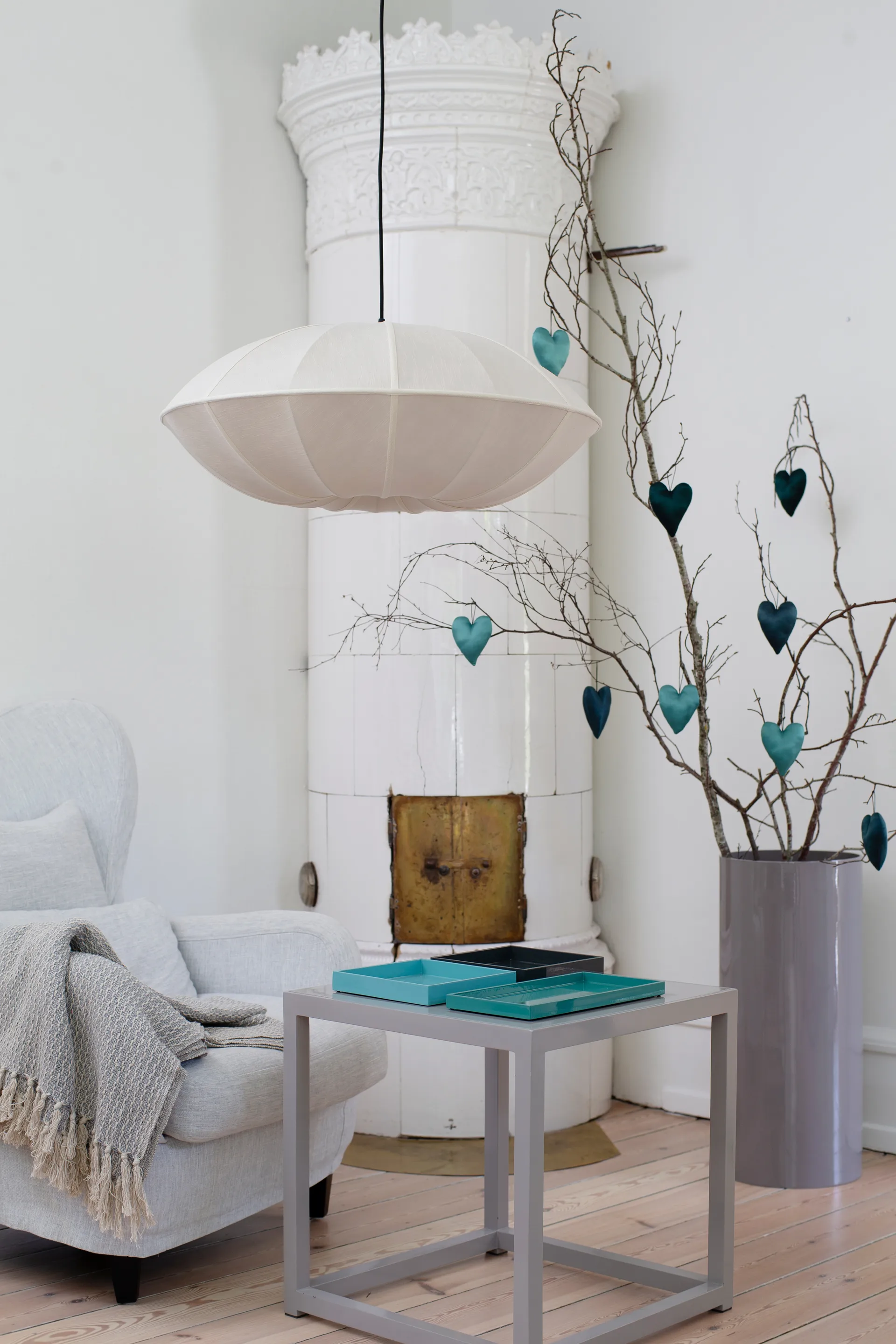 Indochina Classic UFO Lampenschirm, Sand-sand Oi Soi Oi