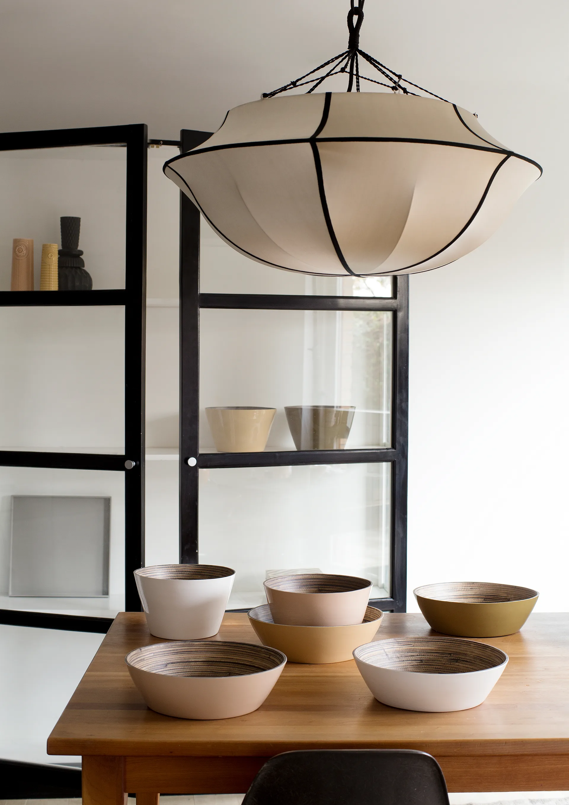 Indochina Classic Umbrella Pendelleuchte, Kit-black Oi Soi Oi