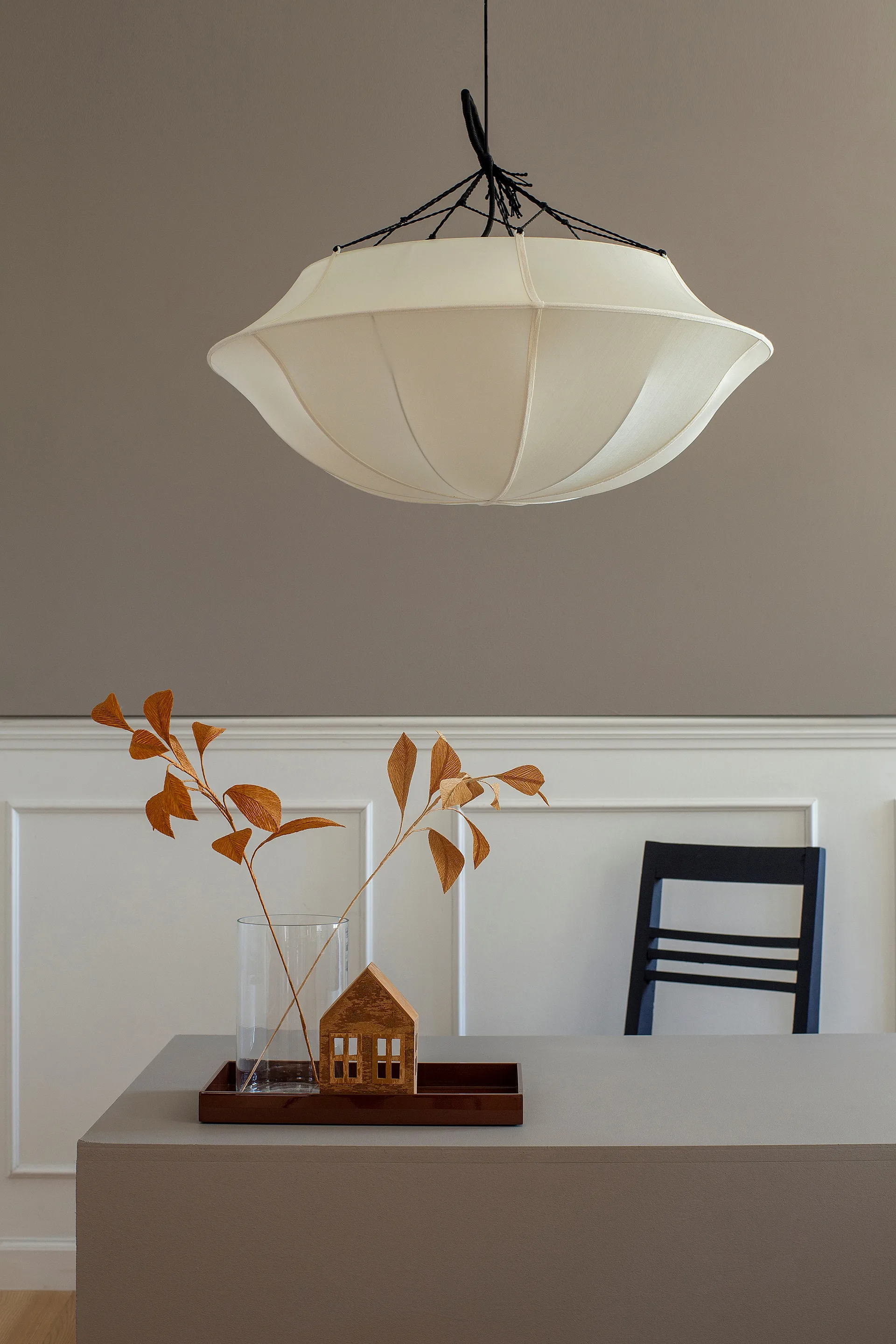 Indochina Classic Umbrella Pendelleuchte, Offwhite Oi Soi Oi