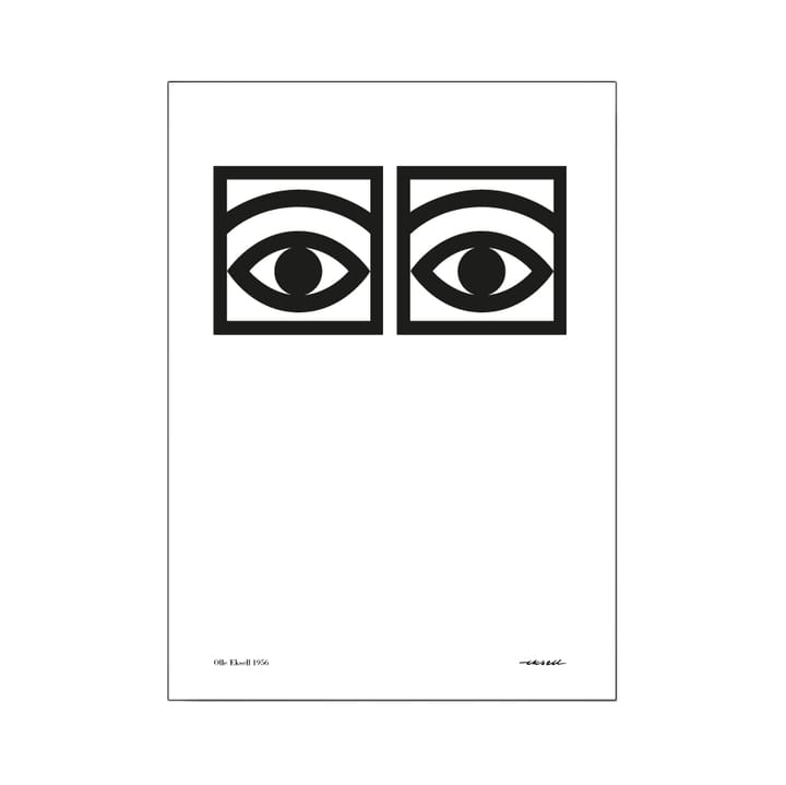 Ögon Augenpaar Poster - 21 x 29,7cm - Olle Eksell
