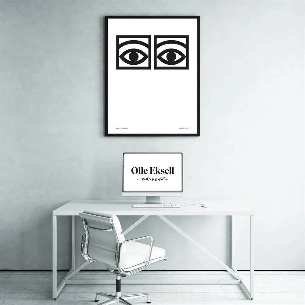 Ögon Augenpaar Poster, 50 x 70cm Olle Eksell