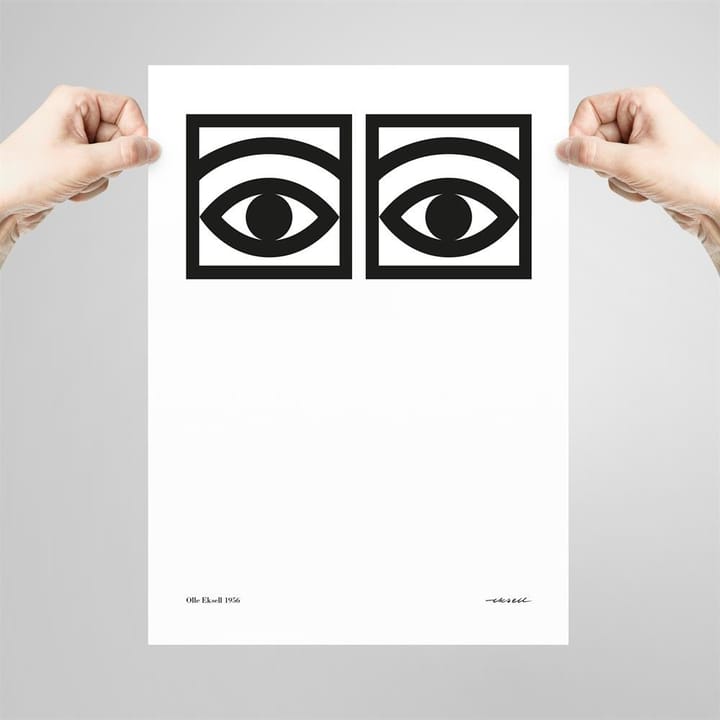 Ögon Augenpaar Poster - 50 x 70cm - Olle Eksell