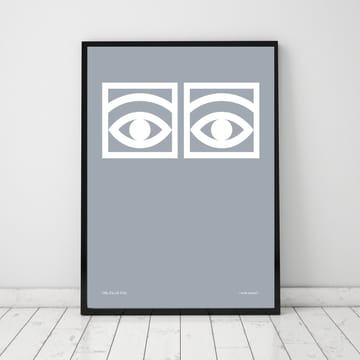 Ögon Poster grau - 50 x 70cm - Olle Eksell