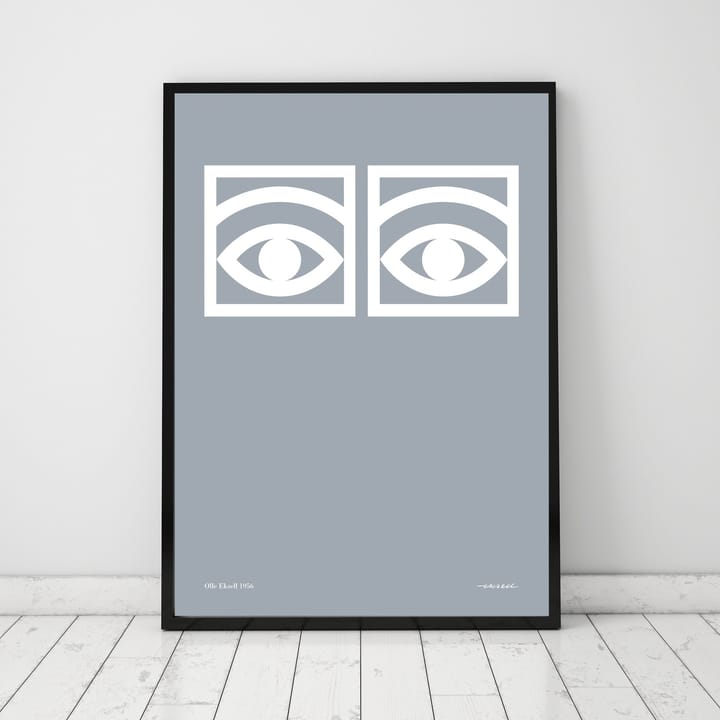 Ögon Poster grau, 50 x 70cm Olle Eksell