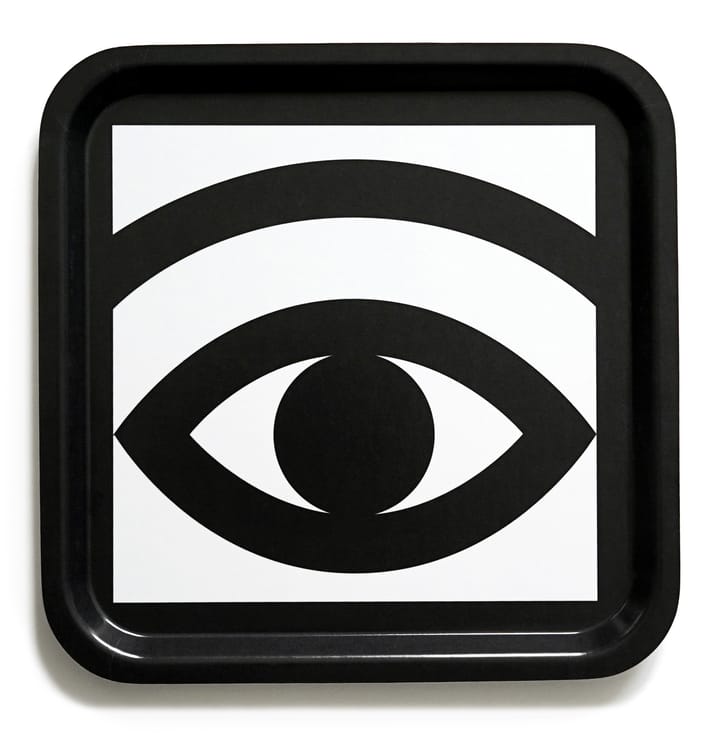 Ögon Tablett 32 x 32cm - Schwarz - Olle Eksell