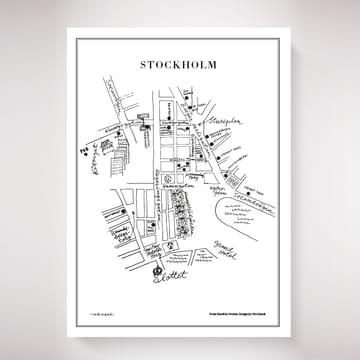 Stockholm Poster - 50 x 70cm - Olle Eksell
