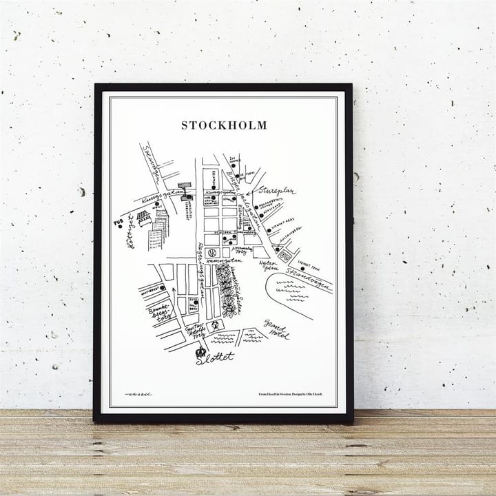 Stockholm Poster - 50 x 70cm - Olle Eksell