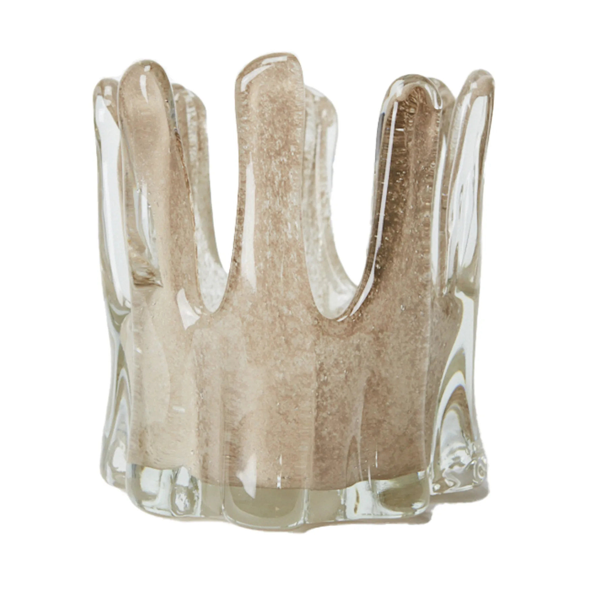 Heli x Windlicht Ø14cm, Taupe Olsson & Jensen