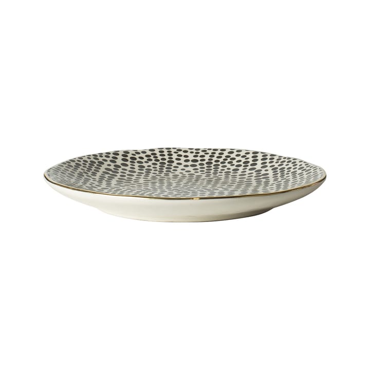 Iris Teller Ø21cm - Weiß-schwarz - Olsson & Jensen