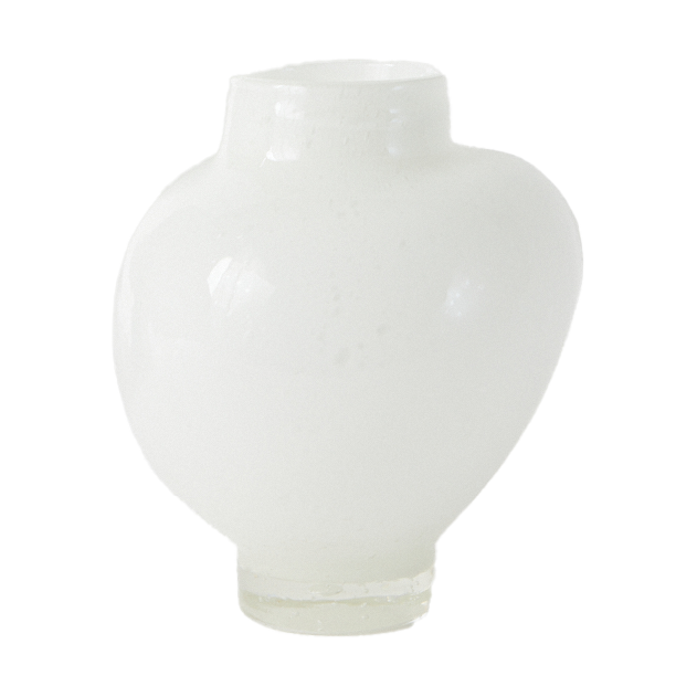 Olsson & Jensen Mila Vase klein 19,5 cm Weiß