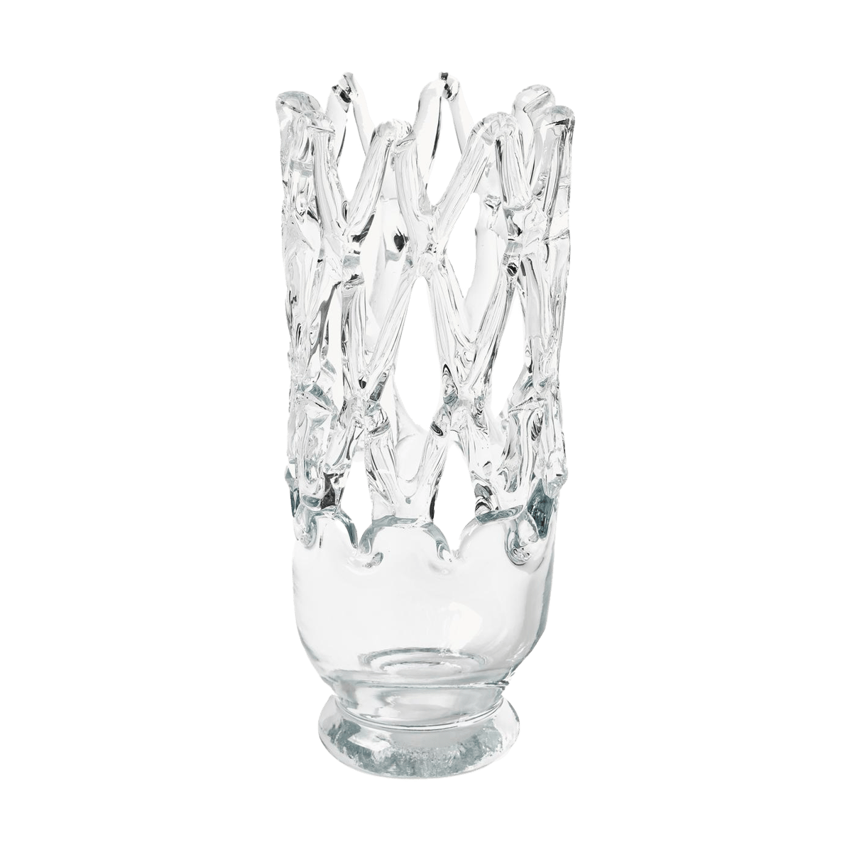 Olsson & Jensen Timantti Vase klein 33 cm Klar